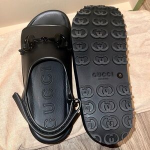 Gucci Rubber Platform Sandals
